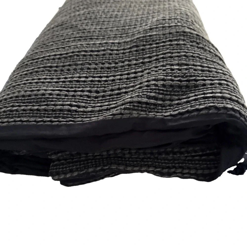 Pottery Barn Duvet Cover Cal King Navy Max Waffle Minimalist Luxury 108X92in